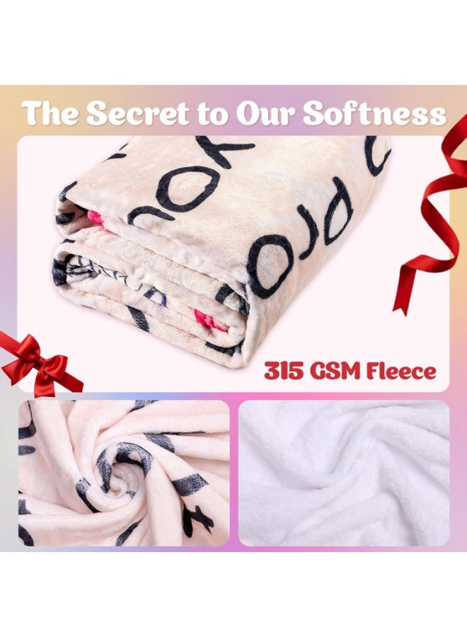 Birthday Gift for Wife from Husband - Throw Blanket for Bedding, Sofa and Travel (140X180cm) - Image 5